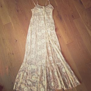Free people white translucent lace dress
